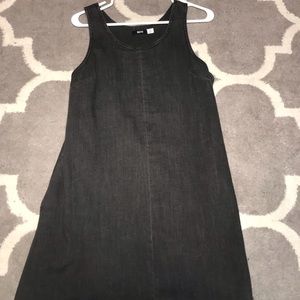 black BDG denim dress